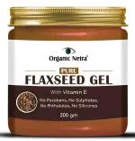 Organic Netra Pure Flaxseed Gel With Vitamin E For Skin and Hair Free From Paraben, Sulphate,Silicon and Phthalets - 200 Gm