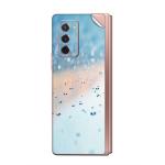 GADGETSWRAP Printed Vinyl Skin Sticker for Samsung Galaxy Z Fold 2 - water drops 18