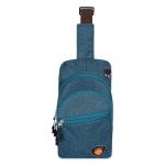 The Clownfish Dark Cyan Polyester Shoulder Sling Bag