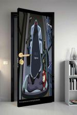 Qth Cartoon Dor-2234 Design Door Sticker