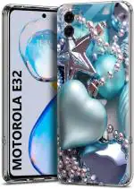 Fashionury Back Cover for Motorola Moto E32, Moto e32 (Multicolor, Grip Case, Silicon, Pack of: 1)