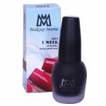 Makeup Mania Velvet Matte Nail Polish 12 ml (Shade # 110) Midnight Black ()