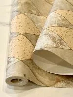 RoseCraft Latest Stylish Geometric 3D Modern Abstract Design Wallpaper roll for Living Room/Bedroom/Office Walls (57sqft/Per roll)