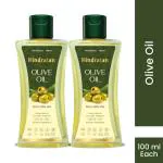 Leeford Hindratan Olive Oil Pack of 2 (100ml Each)- for Skin Care, Hair Care & Body Massage, with Vergin Olive Oil and Vitamin E | Helps to Nourish & Glowing Skin | Pure & Natural-for Both Men & Women