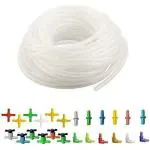 Kapoor Pets Plastic 25 m PVC Hose Air Pump Air Line and 4 Different Air Valves