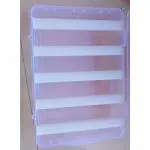 AL'WAHHAB Unique Multipurpose Transparent Accessories Plastic Storage Box With 5 Detachable Rods For Women and Girls, Organizer Case For Jewelary, Bangles Box, Watch, Chudi, Kada (storagebox-5rods)