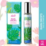 Iba Eau De Parfum -Rain Drops, 15 ml, Long Lasting Aqua Fragrance for Women l Skin Friendly Fresh Perfume for Everyday Fragrance | Alcohol-Free