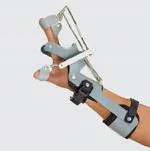 Arambha Flovein Grey Plastic Dynamic Cock Up Splint With Finger Extension Assist Right Hand