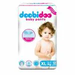 Doobidoo Baby Pants - XL Size Diapers (12 Count) All Round Softness with Bubble soft topsheet and anti leak side cuffs - (12-17 kg)