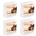 Papyrus Tissue Paper Napkins Home & Kitchen | 12x12 cm 50 Pcsx3 Ply=150 sheets Pack of 4 White Paper Napkins