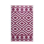 Sapana Carpet-Mats Chatai mats for Home Multipurpose, Reversible Plastic chatai Indoor / Outdoor use Kilim (KL-03) Purple 4 x 6 (L 180 cm x W 120 cm)
