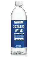 NECKKONIX Distilled Water 1 Liter for Battery, Inverter, Medical Equipment, Cosmetic Formulations