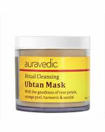 Auravedic Paraben Free Face Pack Powder All Skin Type Brightening Kasturi and Haldi Powder 60 g