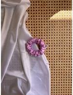 WORLD OF SCRUNCHIQUE Pure Handmade Lilac XOXO Scrunchie