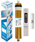 Konvio Neer 80 GPD Membrane, High TDS Water Purifier Membrane, FR-450 for All RO with TDS Meter (80 GPD, FR and TDS Meter)
