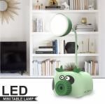 Pick Ur Needs Mini Study Table LED Desk Lamp Pen Holder Pencil Sharpening USB Charging Table Lamp