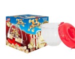 ANJ EKART Ez Plastic Popcorn Maker (Multicolor) 1 L Popcorn Maker (WHITE AND RED)