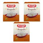 Roopji | Rasgulla 3Kg (1Kg x 3) | Authentic Indian Savory | Best Bikaneri Namkeen | Roopji Namkeen, Sweets and Snacks | Ready to Eat
