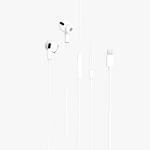 Ridge TYPE C EARPHONE REP003 Wired Headset (White, In the Ear)