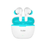 truke Newly Launched BTG Beta True Wireless in Ear Earbuds with 13mm Big Speaker Drivers,38H Playtime,Fast Charging,True Gaming Mode,Instant Pairing,AAC Codec,Dual-Mic ENC,Bluetooth 5.3, IPX4 (White)