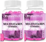 Naturewell Multivitamin Gummies For Men, 30 Gummies Each (Pack Of 2)