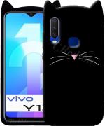 Mbcase Vivo Y11 Black Rubber Back Cover