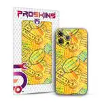PROSKINS Travel Stamps Matte Textured Mobile Back Skin/Sticker Only for Vivo Y36