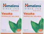 Himalaya Vasaka for Respiratory Wellness (2 Packs, 60 Tablets in Each Pack)