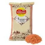 SRISAUHAM Premium Malka Masoor Dal - 1 Kg | Fresh & Pure Split Red Lentil | High Protein, Fiber & Iron-Rich Masoor Dal
