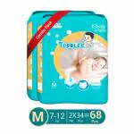 TODDLES Comfy 34 Baby Diaper Pants (Size - M) With Quick Absorption Technology & Extra Protection | Easy to Pull Up and Remove|Pack of 2