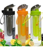 Steelo Multicolor Pet Water Bottle, 750 Ml (Set Of 3)
