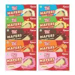 Manna Cream Wafers with Millets | Combo pack of 5 Flavours (Buy1 Get1 Free) | Chocolate, Orange, Pineapple, Vanilla, Strawberry