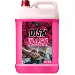 BLISS & BLUSH Dishwash Liquid 5 Liter Pink Freshness, Gentle on Hands, Removes tough grease, 100% Plant-Based