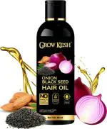Growkesh Black Seed Onion Hair Oil For Hair Re-Growth Hair Oil (60 Ml)