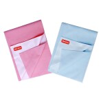 Wet Free Baby Dry Sheet Combo (Size: Small (50 cm x 70 cm)) 1Pc Pink & 1Pc Sky Blue
