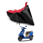 KEDIT New TVS Scooty Zest 110 Universal Motorcycle Bike/Scooty Two Wheeler Safety Full Body Cover TVS Scooty Zest 110 Red Black Colour KK-542