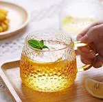 CPENSUS Glass Tea and Coffee Cup Mug - Set of 1 , 410ml