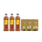 Jivo Cold Pressed Mustard Oil 1L (Pack of 3) + Jivo Organic Long Grain Basmati Rice 1 KG (pack of 3)