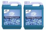 TRAYTEXT Eco-friendly Lavender Liquid Detergent For all Types Of Clothes, Contain Natural Ingredients, Suitable for all types of washing machine, Long Lasting (PACK OF 2, BLUE, 5 LITRE)