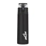 Milton Stainless Steel Black Atlantis 400 Thermosteel Insulated Water Bottle - 350 Ml