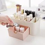 Shelf Multi Purpose Multicolor Plastic Makeup and Jewellery Vanity Box