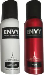 Envy Fiery Deodorant Spray, Absolute Deodorant Spray Deodorant Spray, 120 Ml (Pack Of 2)