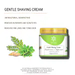 NATUUR - Gentle Shaving Cream - 175g | With Frankincense & Peppermint | Softens and Nourishes Skin | Chemical-Free Formula | Suitable for Sensitive Skin | Smooth and Close Shave | SLS and Parabens free