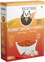 HEALTHY PANDA 500g X 2 (1KG)Pounded Peanut Garlic Chutney Powder -Groundnut Chutney Powder