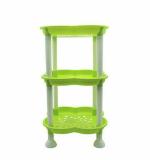 Harsh Pet Easy to Clean Green Plastic 3 Tier Multipurpose Rack - 20 x 16 x 35