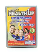 Vasu Eureka Health Up Weight Gainer Ayurvedic Medicine (1 Pack, 60 Caps in Pack)