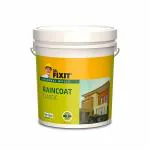 Dr. Fixit Raincoat Classic White, External Wall Waterproofing, Coating, 1000plus Unique Shades, No Dilution, 10 L, Single Coat Application, Elastomeric, 7 Years Waterproofing, Brush, Roller, Spray