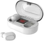 Vekin L22 TWS Earphone V5.0+ EDR Bluetooth Headset With Case Bluetooth Headset (White, In the Ear)