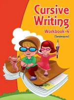 Cursive Writing Workbook -4 for kids (Sentences)