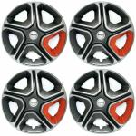 PRIGAN Magnite Grey Silver Orange Wheel Cover 16